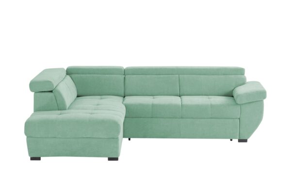 uno Ecksofa  Formula ¦ grün ¦ Maße (cm): B: 262 H: 79 T: 224 Polstermöbel > Sofas > Ecksofas - Höffner