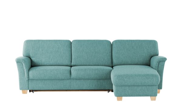 smart Ecksofa  Valencia ¦ türkis/petrol ¦ Maße (cm): B: 269 H: 90 T: 173 Polstermöbel > Sofas > Ecksofas - Höffner