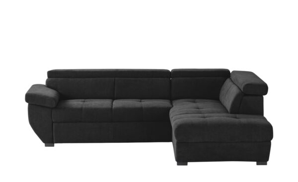 uno Ecksofa  Formula ¦ schwarz ¦ Maße (cm): B: 262 H: 79 T: 224 Polstermöbel > Sofas > Ecksofas - Höffner