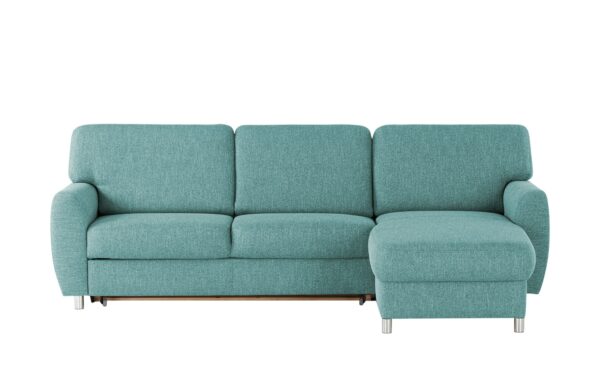 smart Ecksofa  Valencia ¦ türkis/petrol ¦ Maße (cm): B: 263 H: 90 T: 173 Polstermöbel > Sofas > Ecksofas - Höffner