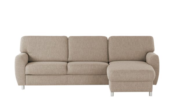 smart Ecksofa  Valencia ¦ braun ¦ Maße (cm): B: 261 H: 90 T: 173 Polstermöbel > Sofas > Ecksofas - Höffner