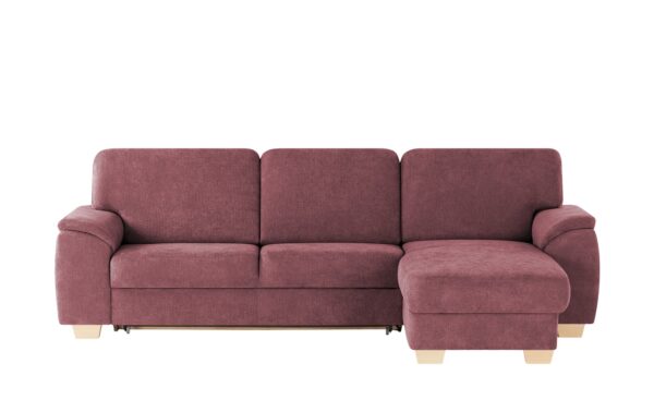 smart Ecksofa  Valencia ¦ rot ¦ Maße (cm): B: 281 H: 90 T: 173 Polstermöbel > Sofas > Ecksofas - Höffner