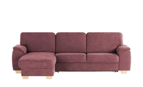 smart Ecksofa  Valencia ¦ rot ¦ Maße (cm): B: 281 H: 90 T: 173 Polstermöbel > Sofas > Ecksofas - Höffner