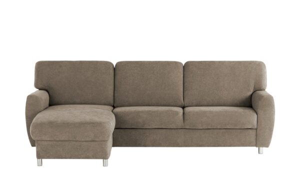 smart Ecksofa  Valencia ¦ braun ¦ Maße (cm): B: 263 H: 90 T: 173 Polstermöbel > Sofas > Ecksofas - Höffner