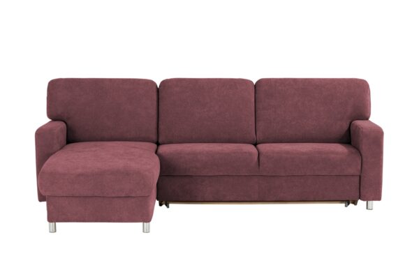 smart Ecksofa  Valencia ¦ rot ¦ Maße (cm): B: 267 H: 90 T: 173 Polstermöbel > Sofas > Ecksofas - Höffner