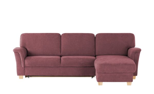 smart Ecksofa  Valencia ¦ rot ¦ Maße (cm): B: 269 H: 90 T: 173 Polstermöbel > Sofas > Ecksofas - Höffner