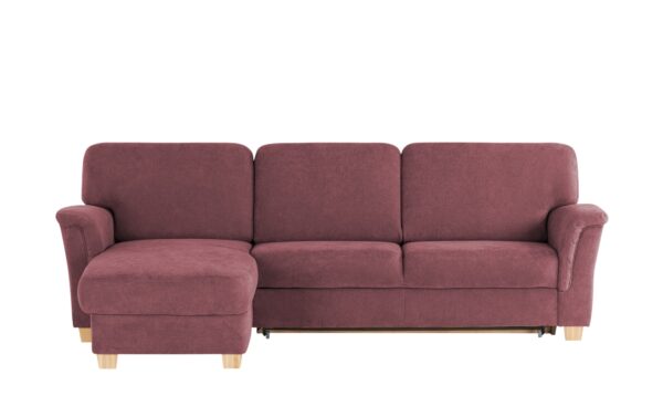 smart Ecksofa  Valencia ¦ rot ¦ Maße (cm): B: 269 H: 90 T: 173 Polstermöbel > Sofas > Ecksofas - Höffner