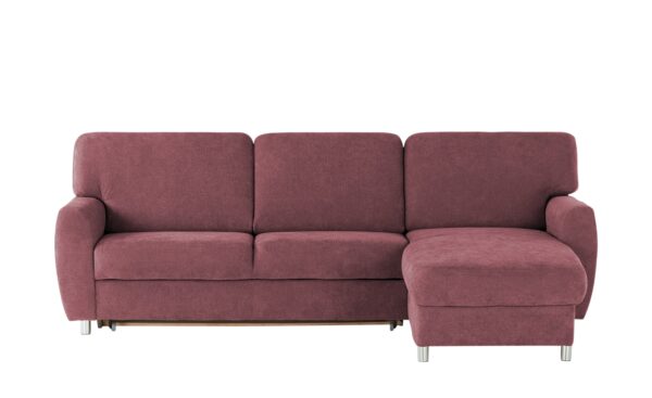 smart Ecksofa  Valencia ¦ rot ¦ Maße (cm): B: 263 H: 90 T: 173 Polstermöbel > Sofas > Ecksofas - Höffner