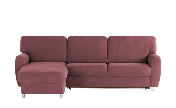 smart Ecksofa  Valencia ¦ rot ¦ Maße (cm): B: 263 H: 90 T: 173 Polstermöbel > Sofas > Ecksofas - Höffner