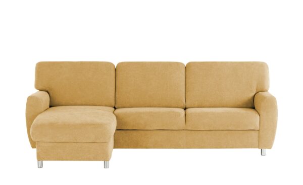 smart Ecksofa  Valencia ¦ gelb ¦ Maße (cm): B: 263 H: 90 T: 173 Polstermöbel > Sofas > Ecksofas - Höffner