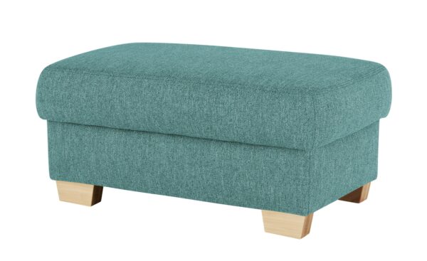 smart Hocker  Valencia ¦ blau ¦ Maße (cm): B: 100 H: 45 T: 60 Polstermöbel > Hocker - Höffner