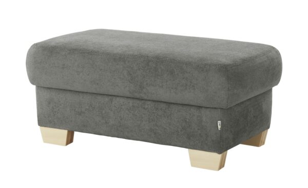 smart Hocker  Valencia ¦ grau ¦ Maße (cm): B: 100 H: 45 T: 60 Polstermöbel > Hocker - Höffner