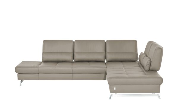 JOOP! Ecksofa Leder  Loft 8108 ¦ grau ¦ Maße (cm): B: 299 H: 86 T: 250 Polstermöbel > Sofas > Ecksofas - Höffner