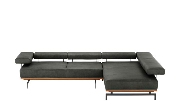 JOOP! Ecksofa Leder  24/7 8106 ¦ schwarz ¦ Maße (cm): B: 237 H: 85 T: 295 Polstermöbel > Sofas > Ecksofas - Höffner