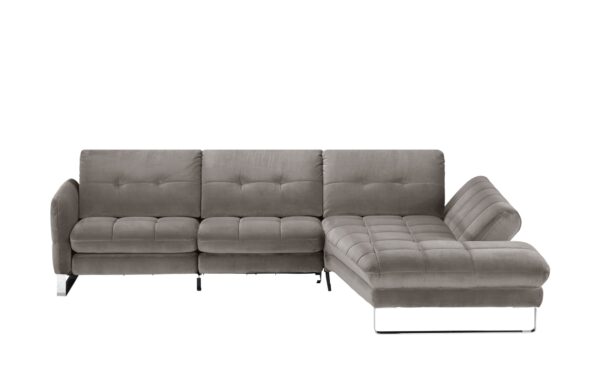 JOOP! Ecksofa mit Relaxfunktion  Move 8152 ¦ grau ¦ Maße (cm): B: 309 H: 112 T: 211 Polstermöbel > Sofas > Ecksofas - Höffner