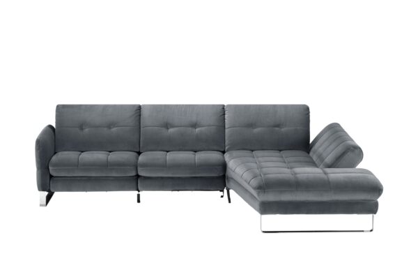 JOOP! Ecksofa mit Relaxfunktion  Move 8152 ¦ grau ¦ Maße (cm): B: 309 H: 112 T: 211 Polstermöbel > Sofas > Ecksofas - Höffner