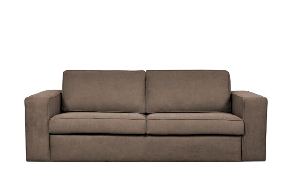 smart Schlafsofa  Celia ¦ braun ¦ Maße (cm): B: 206 H: 88 T: 95 Polstermöbel > Sofas > 3-Sitzer - Höffner