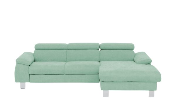 uno Ecksofa  Micky ¦ türkis/petrol ¦ Maße (cm): B: 244 H: 72 T: 166 Polstermöbel > Sofas > Ecksofas - Höffner