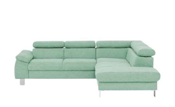 uno Ecksofa  Micky ¦ türkis/petrol ¦ Maße (cm): B: 249 H: 72 T: 207 Polstermöbel > Sofas > Ecksofas - Höffner