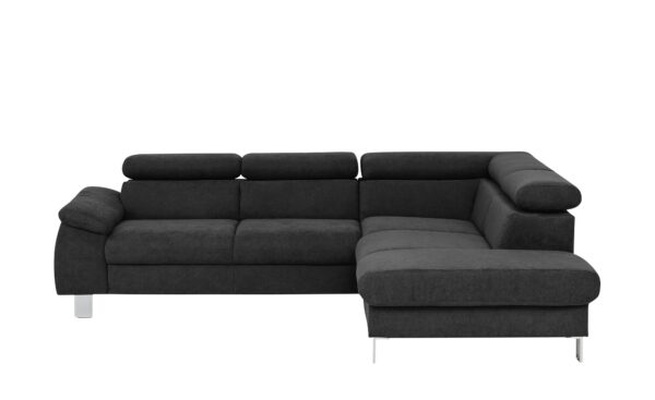 uno Ecksofa  Micky ¦ schwarz ¦ Maße (cm): B: 249 H: 72 T: 207 Polstermöbel > Sofas > Ecksofas - Höffner