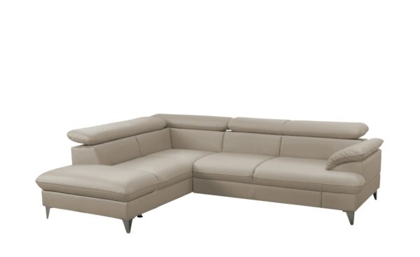 uno Ecksofa  David ¦ beige ¦ Maße (cm): B: 208 H: 74 T: 256 Polstermöbel > Sofas > Ecksofas - Höffner