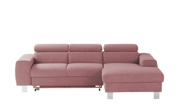 uno Ecksofa  Los Angeles ¦ rosa/pink ¦ Maße (cm): B: 244 H: 72 T: 166 Polstermöbel > Sofas > Ecksofas - Höffner