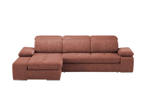 Switch Refresh Ecksofa  Avilla ¦ rot ¦ Maße (cm): B: 285 H: 86 T: 187 Polstermöbel > Sofas > Ecksofas - Höffner