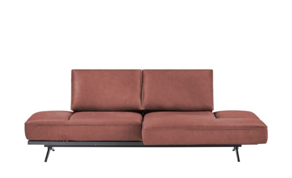 KOINOR Liegensofa  Phoenix ¦ rot ¦ Maße (cm): B: 240 H: 87 T: 132 Polstermöbel > Sofas > Einzelsofas - Höffner