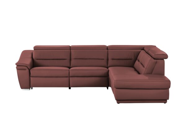 meinSofa Ecksofa  Ivonne ¦ rot ¦ Maße (cm): B: 294 H: 84 T: 245 Polstermöbel > Sofas > Ecksofas - Höffner