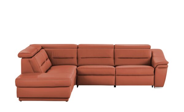 meinSofa Ecksofa  Ivonne ¦ rot ¦ Maße (cm): B: 294 H: 84 T: 245 Polstermöbel > Sofas > Ecksofas - Höffner