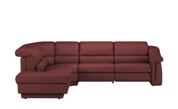 himolla Ecksofa  1301 ¦ rot ¦ Maße (cm): B: 256 H: 86 T: 294 Polstermöbel > Sofas > Ecksofas - Höffner