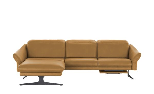 himolla Ecksofa Leder  1059 ¦ gelb ¦ Maße (cm): B: 284 H: 83 T: 179 Polstermöbel > Sofas > Ecksofas - Höffner