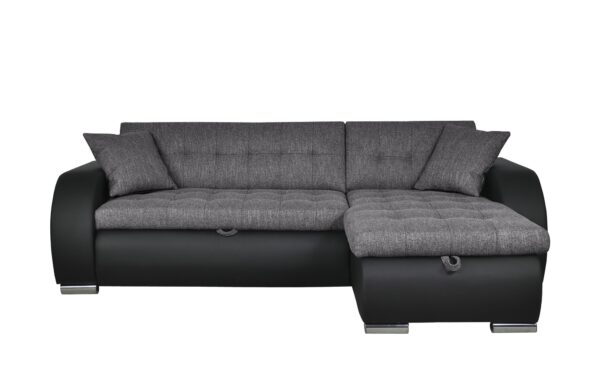 Ecksofa  Aries ¦ schwarz ¦ Maße (cm): B: 242 H: 80 T: 161 Polstermöbel > Sofas > Ecksofas - Höffner