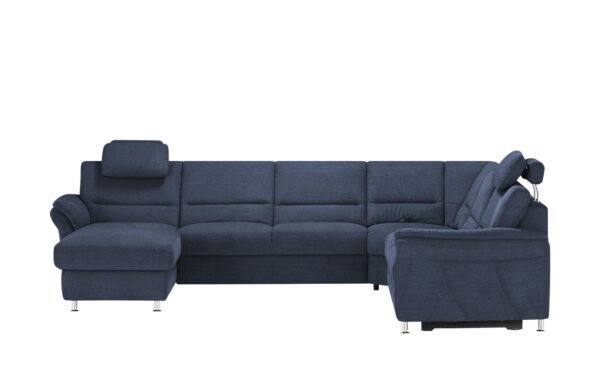 meinSofa Wohnlandschaft  Donald ¦ blau ¦ Maße (cm): B: 330 H: 89 T: 262 Polstermöbel > Sofas > Wohnlandschaften - Höffner