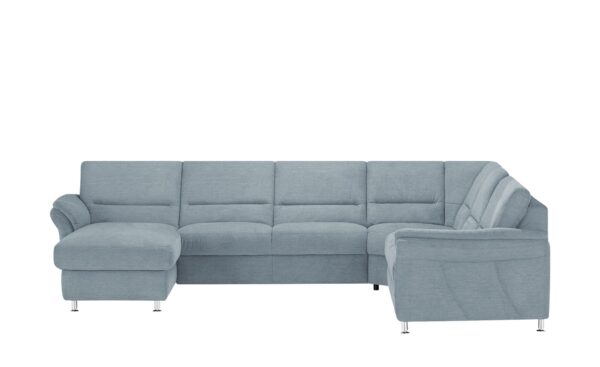 meinSofa Wohnlandschaft  Donald ¦ blau ¦ Maße (cm): B: 330 H: 89 T: 262 Polstermöbel > Sofas > Wohnlandschaften - Höffner