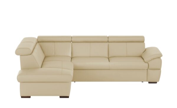 uno Ecksofa  Town ¦ beige ¦ Maße (cm): B: 265 H: 76 T: 210 Polstermöbel > Sofas > Ecksofas - Höffner