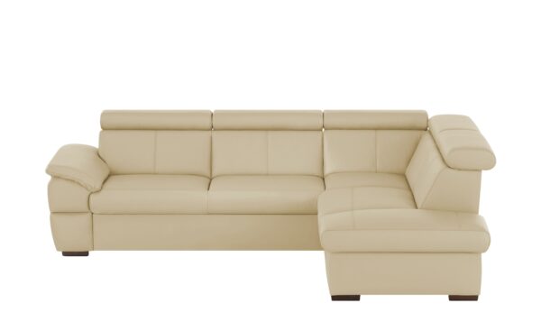 uno Ecksofa  Town ¦ beige ¦ Maße (cm): B: 265 H: 76 T: 210 Polstermöbel > Sofas > Ecksofas - Höffner