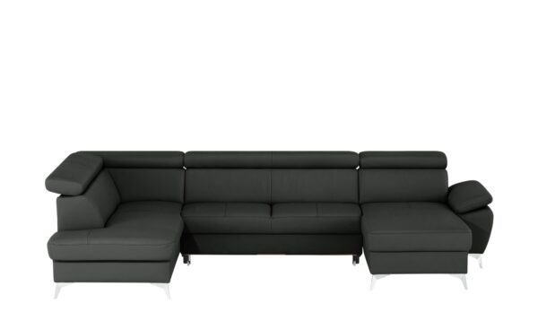 uno Wohnlandschaft  Apollo ¦ schwarz ¦ Maße (cm): B: 338 H: 96 T: 210 Polstermöbel > Sofas > Schlafsofas - Höffner