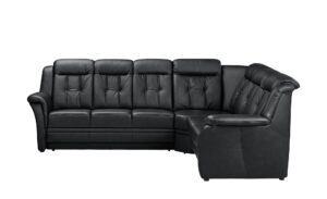 Polstermöbel Oelsa Komfort-Ecksofa aus Leder  Andorra ¦ schwarz ¦ Maße (cm): B: 238 H: 99 T: 170 Polstermöbel > Sofas > Ecksofas - Höffner