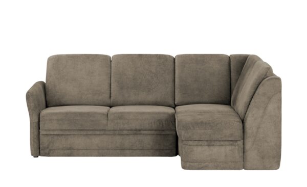 Polstermöbel Oelsa Ecksofa  Luna ¦ braun ¦ Maße (cm): B: 224 H: 91 T: 160 Polstermöbel > Sofas > Ecksofas - Höffner