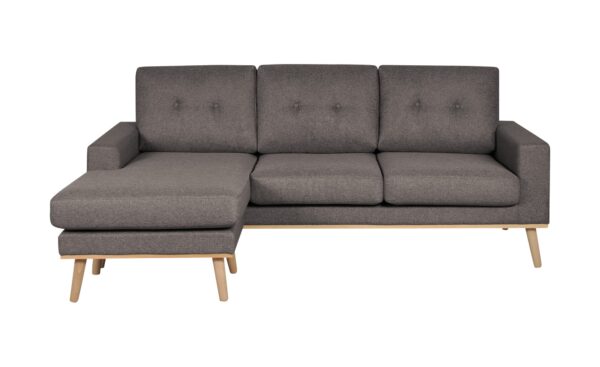 Ecksofa beidseitig stellbar Cristy ¦ grau ¦ Maße (cm): B: 211 H: 88 T: 139 Polstermöbel > Sofas > Ecksofas - Höffner