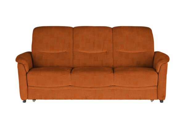 Polstermöbel Oelsa Schlafsofa  Sarah ¦ orange ¦ Maße (cm): B: 223 H: 100 T: 92 Polstermöbel > Sofas > 3-Sitzer - Höffner