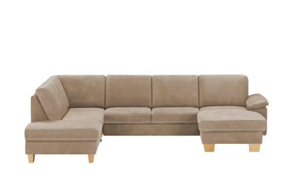 meinSofa Wohnlandschaft  Samu ¦ beige ¦ Maße (cm): B: 316 H: 90 T: 235 Polstermöbel > Sofas > Wohnlandschaften - Höffner