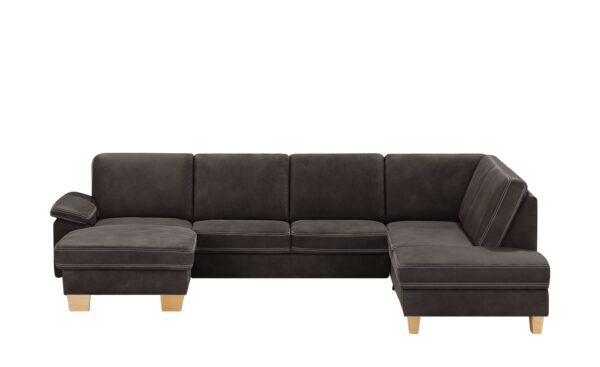 meinSofa Wohnlandschaft  Samu ¦ braun ¦ Maße (cm): B: 316 H: 90 T: 235 Polstermöbel > Sofas > Wohnlandschaften - Höffner