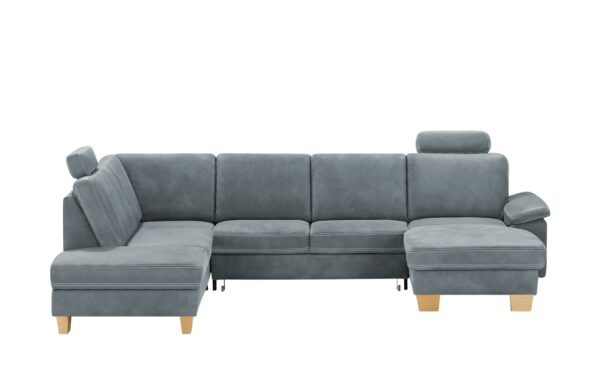 meinSofa Wohnlandschaft  Samu ¦ grau ¦ Maße (cm): B: 316 H: 90 T: 235 Polstermöbel > Sofas > Schlafsofas - Höffner