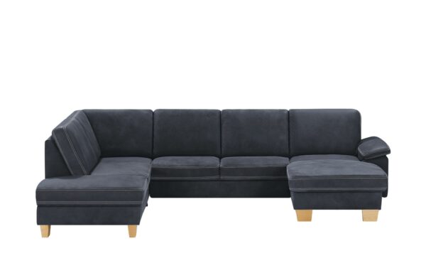 meinSofa Wohnlandschaft  Samu ¦ blau ¦ Maße (cm): B: 316 H: 90 T: 235 Polstermöbel > Sofas > Wohnlandschaften - Höffner