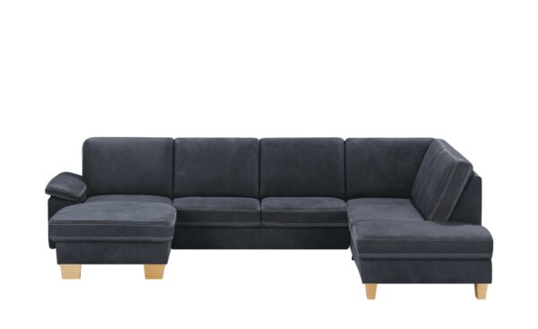 meinSofa Wohnlandschaft  Samu ¦ blau ¦ Maße (cm): B: 316 H: 90 T: 235 Polstermöbel > Sofas > Wohnlandschaften - Höffner