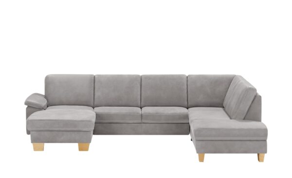 meinSofa Wohnlandschaft  Samu ¦ grau ¦ Maße (cm): B: 316 H: 90 T: 235 Polstermöbel > Sofas > Wohnlandschaften - Höffner