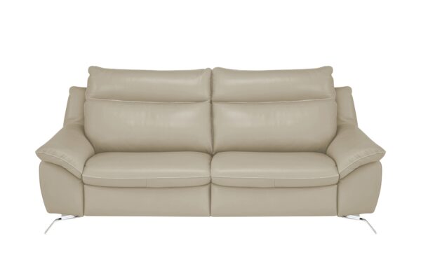 Natuzzi Editions Sofa  Orlando ¦ beige ¦ Maße (cm): B: 219 H: 94 T: 95 Polstermöbel > Sofas > 3-Sitzer - Höffner