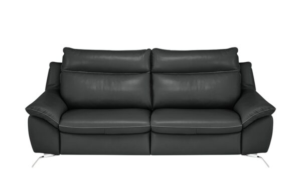 Natuzzi Editions Sofa  Orlando ¦ schwarz ¦ Maße (cm): B: 219 H: 94 T: 95 Polstermöbel > Sofas > 3-Sitzer - Höffner